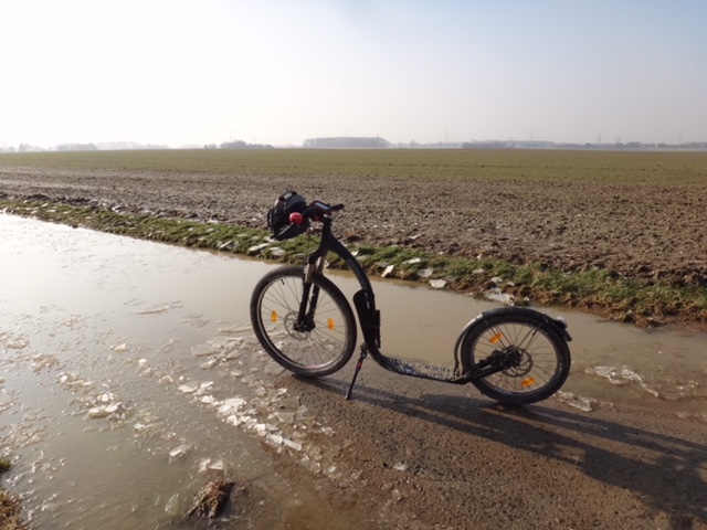 Eisschollen auf den Pützen Februar 2018