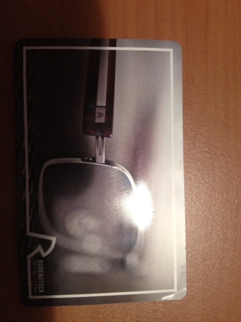 Rodenstock Brillenpass Vorderseite